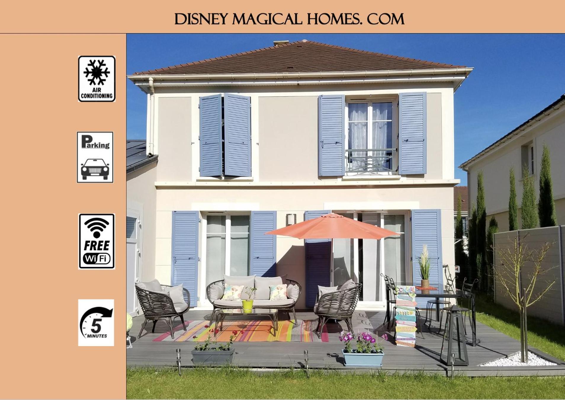 Air-Conditionned Villa, 5 Min To The Park - Disney Magical Homes, Paris Magny-le-Hongre Exteriér fotografie